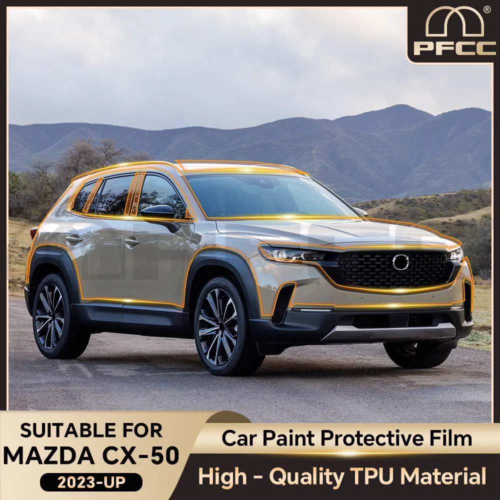 For Mazda CX50 CX-50 2023-UP Pre-cut Paint Protection Film Clear TPU PPF Anti Scratch Accessories 8.5thick Transparent Sticker
For Mazda CX50 CX-50 2023-UP Pre-cut Paint Protection Film Clear TPU PPF Anti Scratch Accessories 8.5thick Transparent Sticker