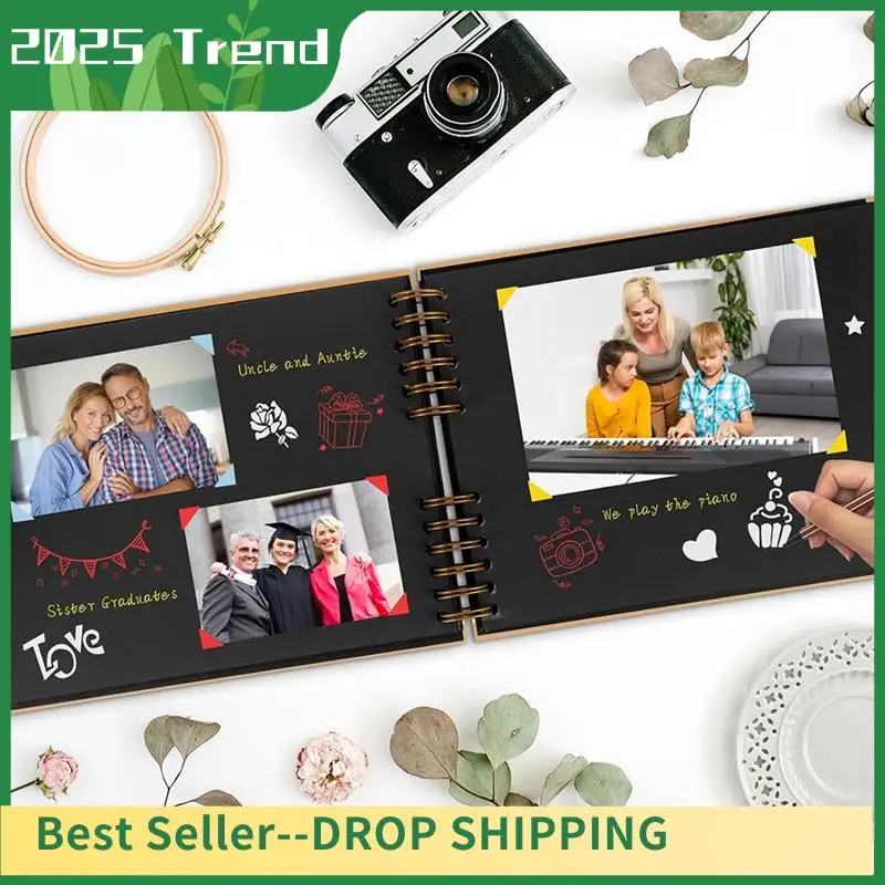 1Set DIY Scrapbook Album 11.4 X 8.5Inch 80 Pages Photo Album Fit For Graduation Gift Black
1Set DIY Scrapbook Album 11.4 X 8.5Inch 80 Pages Photo Album Fit For Graduation Gift Black
