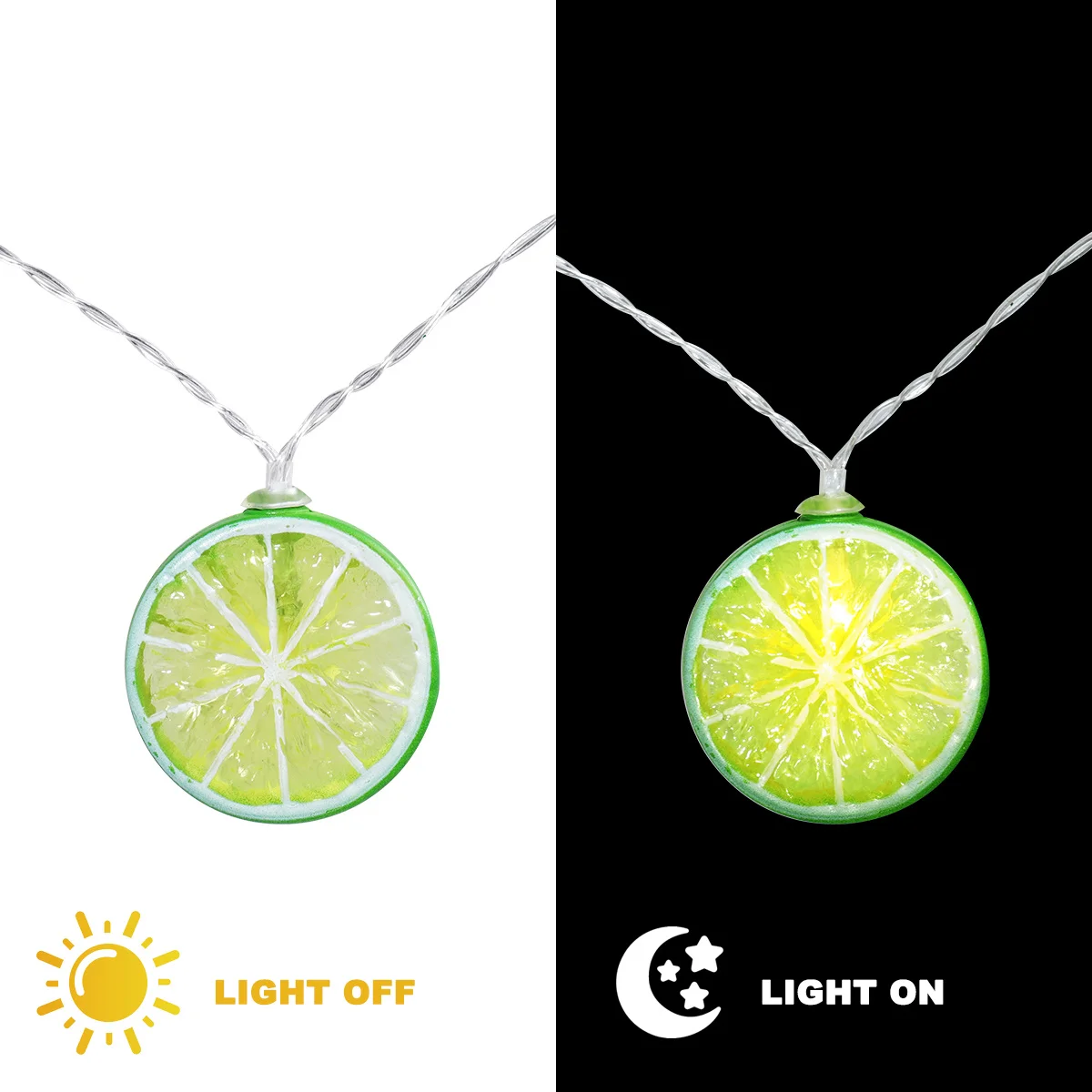 3 Meters 20 Leds Lime Slice String Light Operated Waterproof Wire Decorative Lights for Home Balcony Party Camping
3 Meters 20 Leds Lime Slice String Light Operated Waterproof Wire Decorative Lights for Home Balcony Party Camping