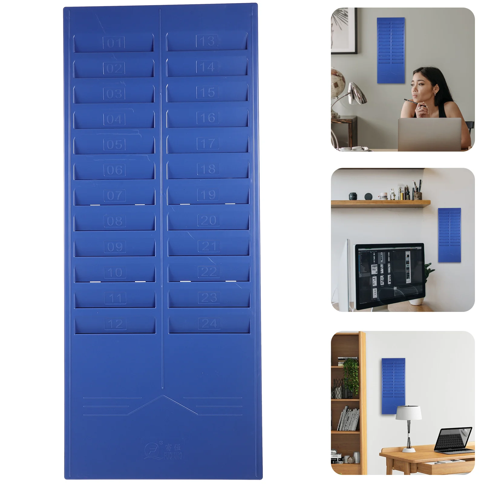 24 Slots Thickened Card Holder Wall Mount Time Wall Mount Rack Cards Office Document Rack Organizer Random Color
24 Slots Thickened Card Holder Wall Mount Time Wall Mount Rack Cards Office Document Rack Organizer Random Color