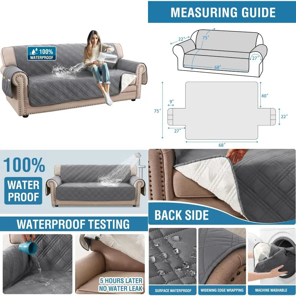 h.versailtex 100% waterproof couch covers for 3 cushion couch sofa modern sofa slipcovers with elastic straps thick soft furnitu
h.versailtex 100% waterproof couch covers for 3 cushion couch sofa modern sofa slipcovers with elastic straps thick soft furnitu