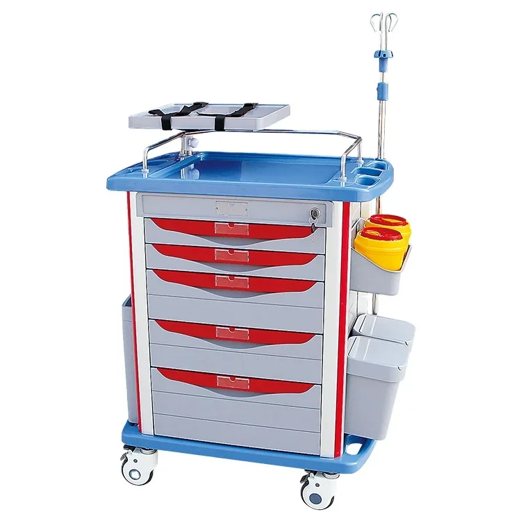 Medical Equipment Medical Emergency ABS Clinic Trolley
Medical Equipment Medical Emergency ABS Clinic Trolley
