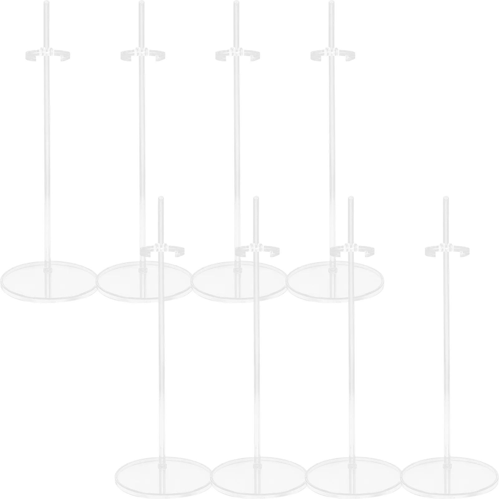 8Pcs Adjustable Display Stands Clear Plastic Waist Clip Holder for 11-13In Action Figure Miniature Display Rack Desktop
8Pcs Adjustable Display Stands Clear Plastic Waist Clip Holder for 11-13In Action Figure Miniature Display Rack Desktop