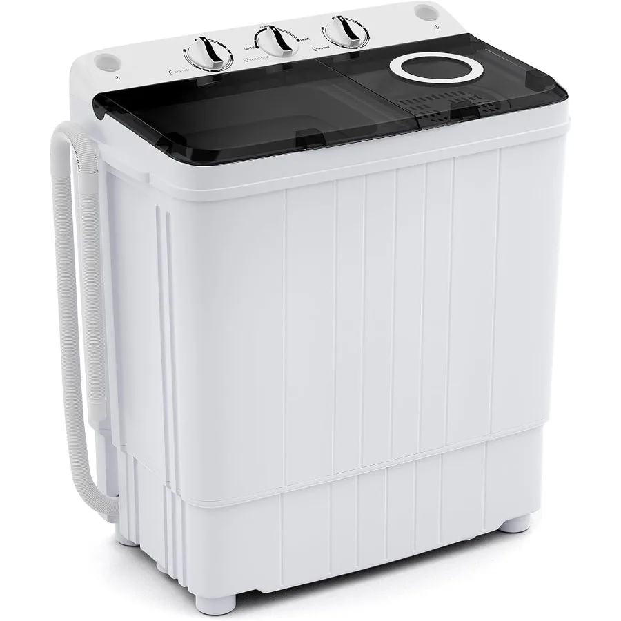 Portable Washing Machine 17.6lbs Compact Washer Spinner Combo with Pump Drain Twin Tub 11lbs Wash 6.6lbs Spin Lavadoras Portati
Portable Washing Machine 17.6lbs Compact Washer Spinner Combo with Pump Drain Twin Tub 11lbs Wash 6.6lbs Spin Lavadoras Portati