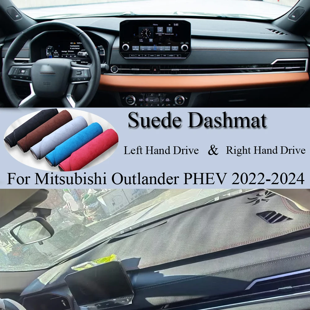 For Mitsubishi Outlander PHEV 2022 2023 2024 Suede Leather Dashmat Dash Mat Cover Dashboard Pad Sunshade Carpet Car Accessory
For Mitsubishi Outlander PHEV 2022 2023 2024 Suede Leather Dashmat Dash Mat Cover Dashboard Pad Sunshade Carpet Car Accessory
