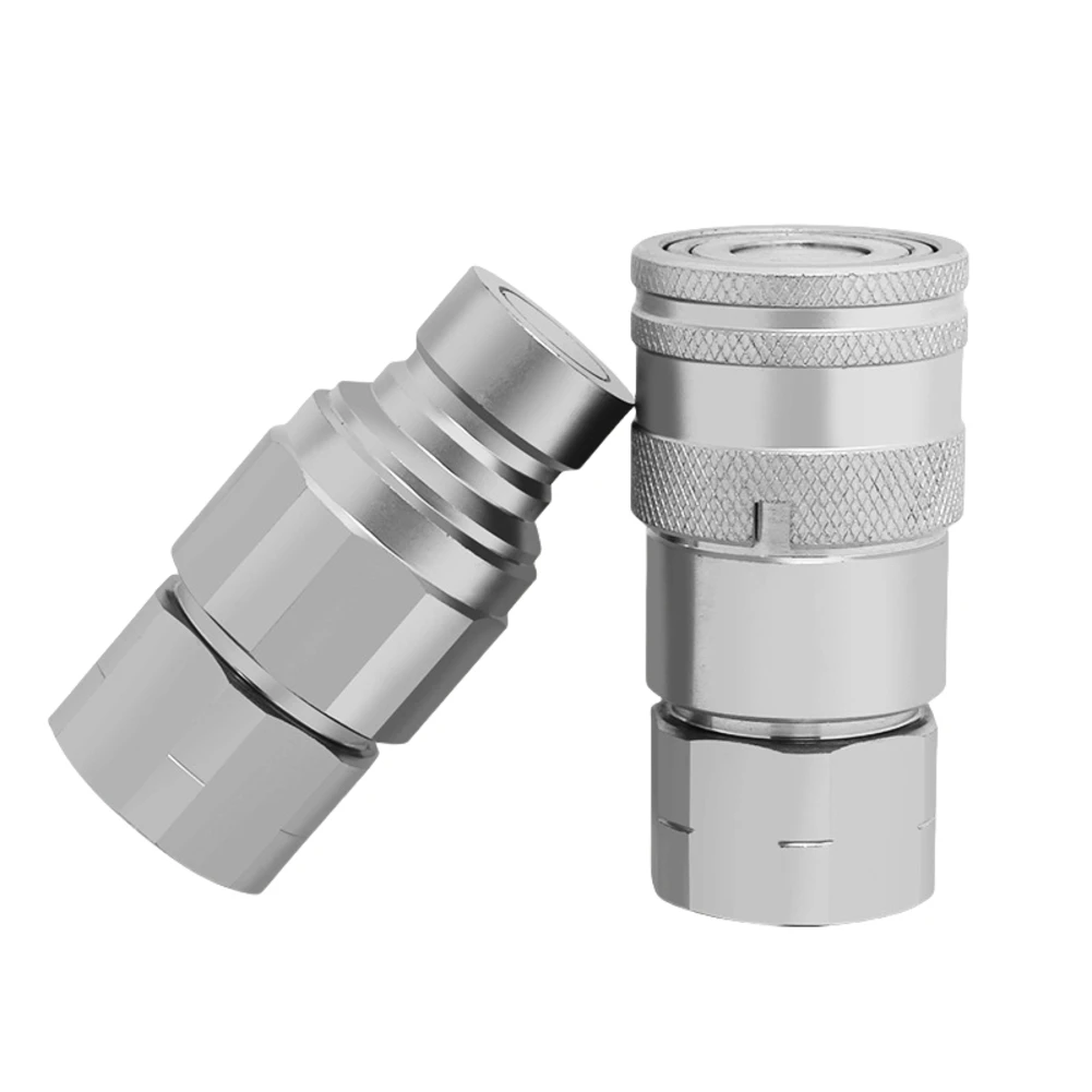 Flat Face Hydraulic Quick Connect Couplers with Cap for Skid Steer Loader Hydraulic Circuit Integration and System Reliability
Flat Face Hydraulic Quick Connect Couplers with Cap for Skid Steer Loader Hydraulic Circuit Integration and System Reliability