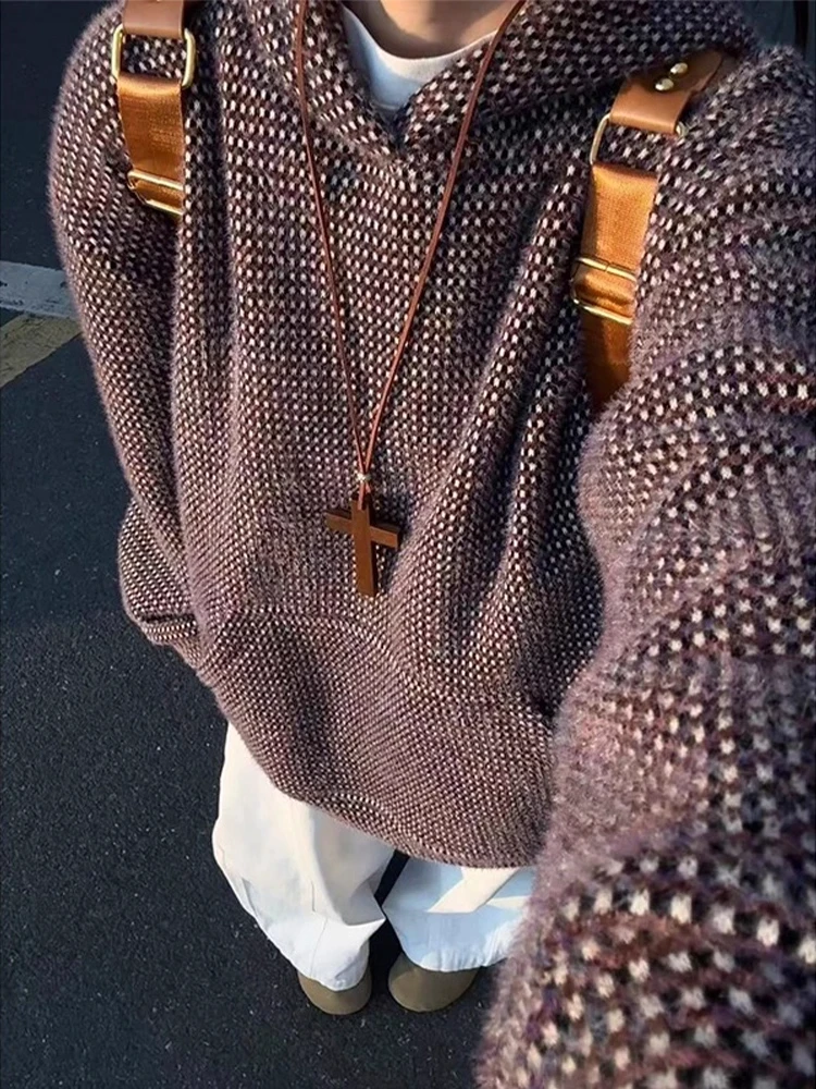 Heavy Knit Hoodie Sweatirt ex Autumn Winter Thiened Luxury Lazy Sle Camere Hooded Sweater Coat for Youth And Adults
Heavy Knit Hoodie Sweatirt ex Autumn Winter Thiened Luxury Lazy Sle Camere Hooded Sweater Coat for Youth And Adults
