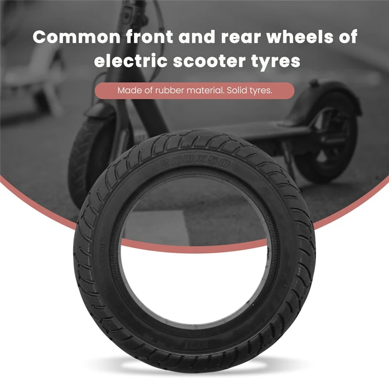 2Piece 8 Inch Electric Scooter Tire 200X50 Solid Tire Rear Tire Replacement Parts For Speedway RUIMA Mini 4 PRO-A02G
2Piece 8 Inch Electric Scooter Tire 200X50 Solid Tire Rear Tire Replacement Parts For Speedway RUIMA Mini 4 PRO-A02G