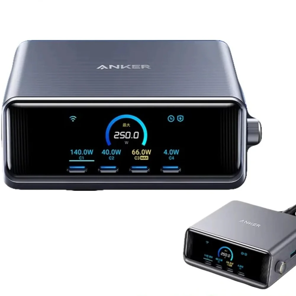 Зарядное устройство ANKER Prime Pro+ GAN 250W для настольного использования, зарядная станция Prime, быстрая зарядка Type-C для iPhone/Huawei/Xiaomi/ноутбуков
Зарядное устройство ANKER Prime Pro+ GAN 250W для настольного использования, зарядная станция Prime, быстрая зарядка Type-C для iPhone/Huawei/Xiaomi/ноутбуков