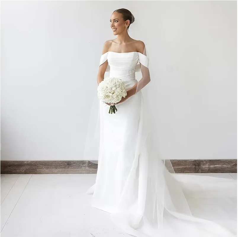 2025 Mermaid Wedding Dresses With Detachable Train Seeveless Backless Bridal Dress Women Bridal Dress for Women stunning civil
2025 Mermaid Wedding Dresses With Detachable Train Seeveless Backless Bridal Dress Women Bridal Dress for Women stunning civil