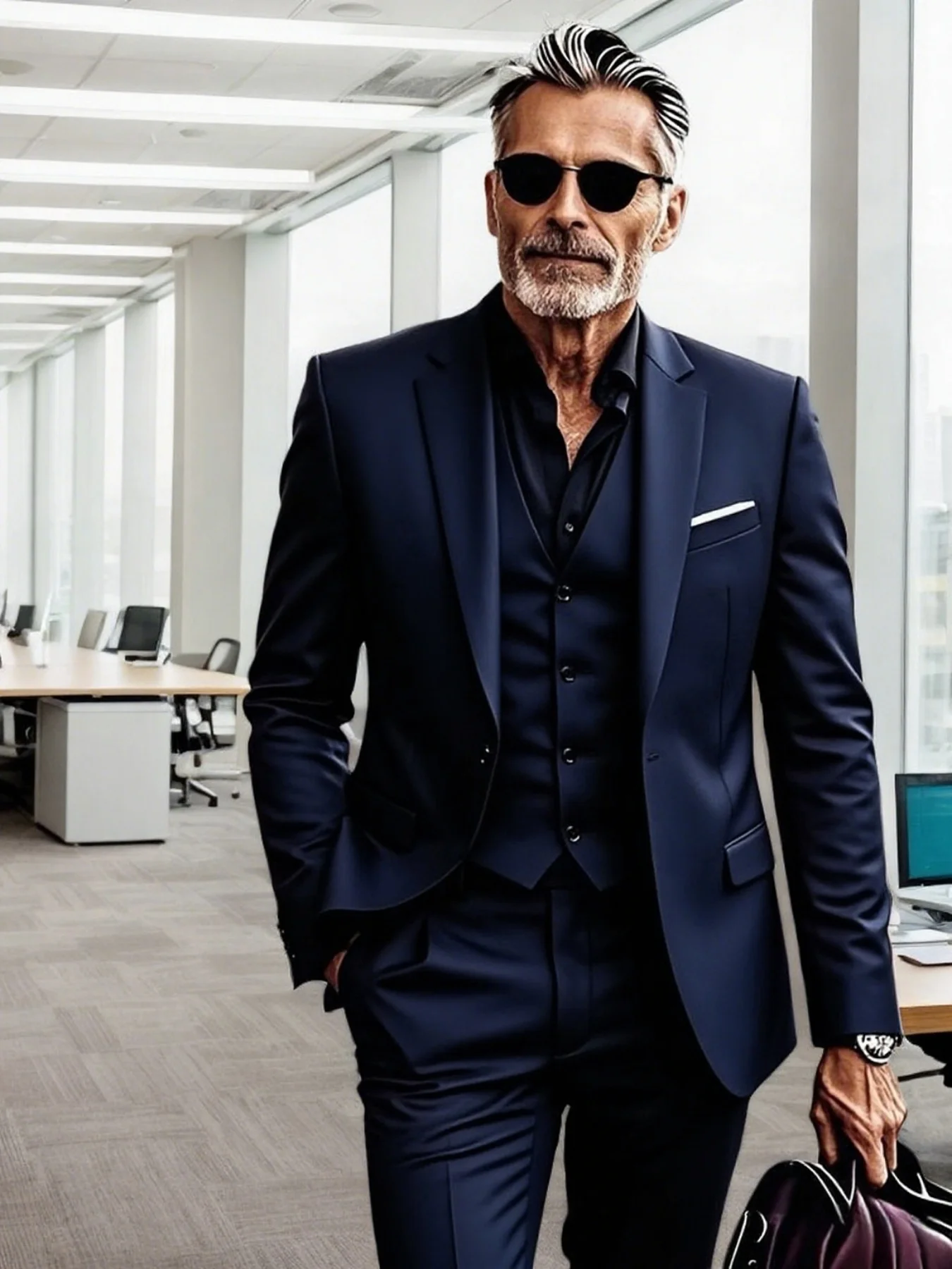 Men's Modern Business 3-Piece Suit Single Breasted Solid Blazer Elegant Office Party Wedding Set
Men's Modern Business 3-Piece Suit Single Breasted Solid Blazer Elegant Office Party Wedding Set