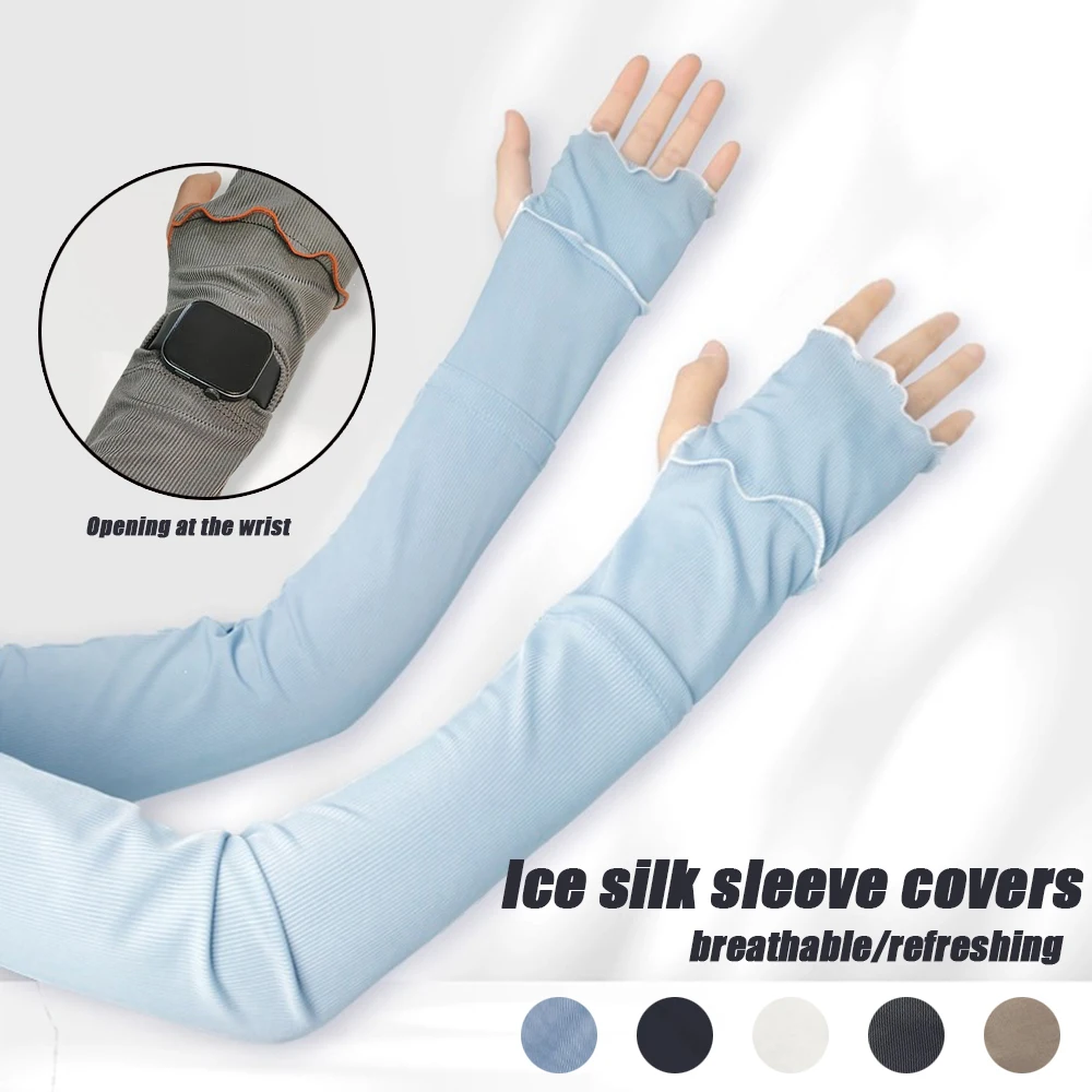 New Summer Cooling Arm Sleeves Women Ruffles Ice Silk Sleeves Outdoor Sports Driving Cycling Sleeves Loose Breathable Arm Cover
New Summer Cooling Arm Sleeves Women Ruffles Ice Silk Sleeves Outdoor Sports Driving Cycling Sleeves Loose Breathable Arm Cover