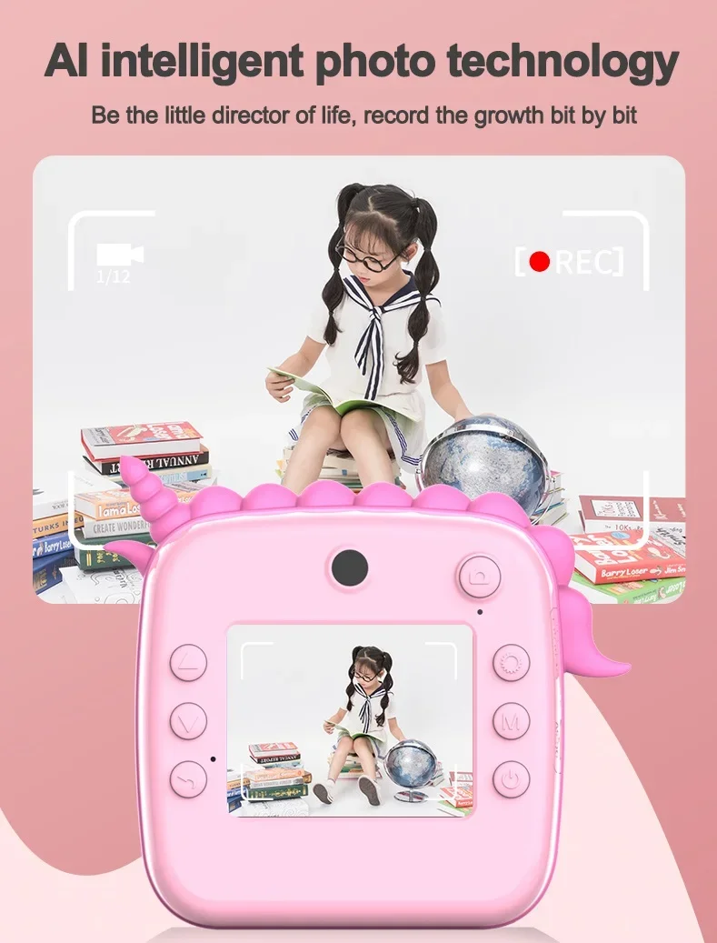 Kids Instant Print Camera Thermal Printing Cameras Dual Lens Digital Photo Camera Toys Child Drawing Cameras Toy Outdoor Gift
Kids Instant Print Camera Thermal Printing Cameras Dual Lens Digital Photo Camera Toys Child Drawing Cameras Toy Outdoor Gift
