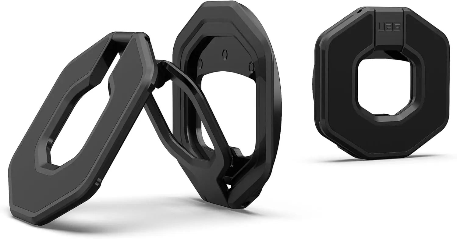 Magnetic Phone Ring Stand with Bottle Opener - 360° Rotatable Kickstand, Strong Double Magnet for MagSafe, Metal Grip, Black
Magnetic Phone Ring Stand with Bottle Opener - 360° Rotatable Kickstand, Strong Double Magnet for MagSafe, Metal Grip, Black