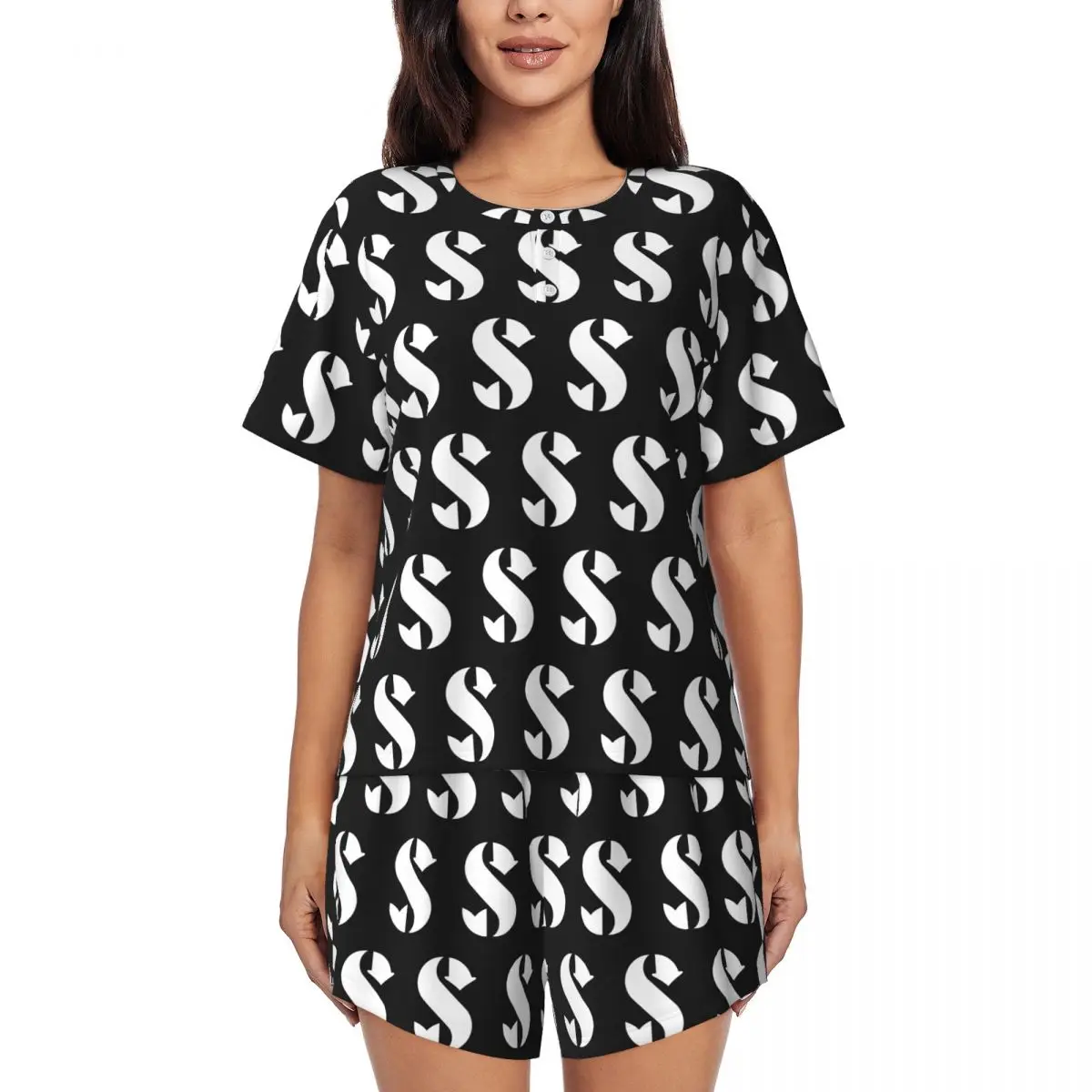 Scubapros Dive Diving Round Neck Short Sleeve Nightgowns for Sleeping Sleepshirts Women Soft Pajama Set Short Pants
Scubapros Dive Diving Round Neck Short Sleeve Nightgowns for Sleeping Sleepshirts Women Soft Pajama Set Short Pants