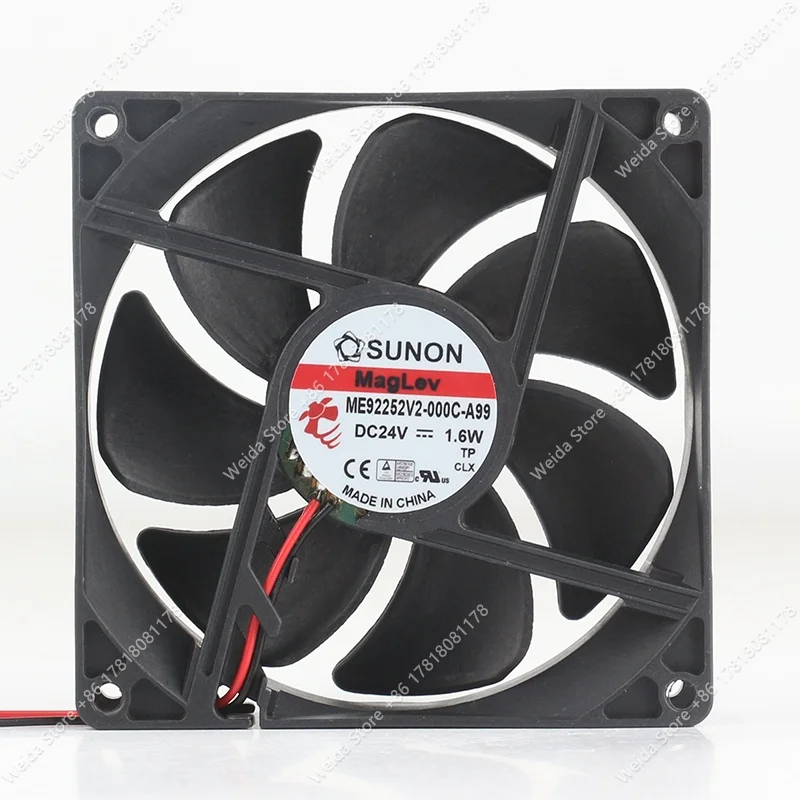 cooling fan Sunon DC24V 1.6W 9025 90X90X25MM 9CM Magnetic suspension Quiet inverter ME92252V2-000C-A99
cooling fan Sunon DC24V 1.6W 9025 90X90X25MM 9CM Magnetic suspension Quiet inverter ME92252V2-000C-A99