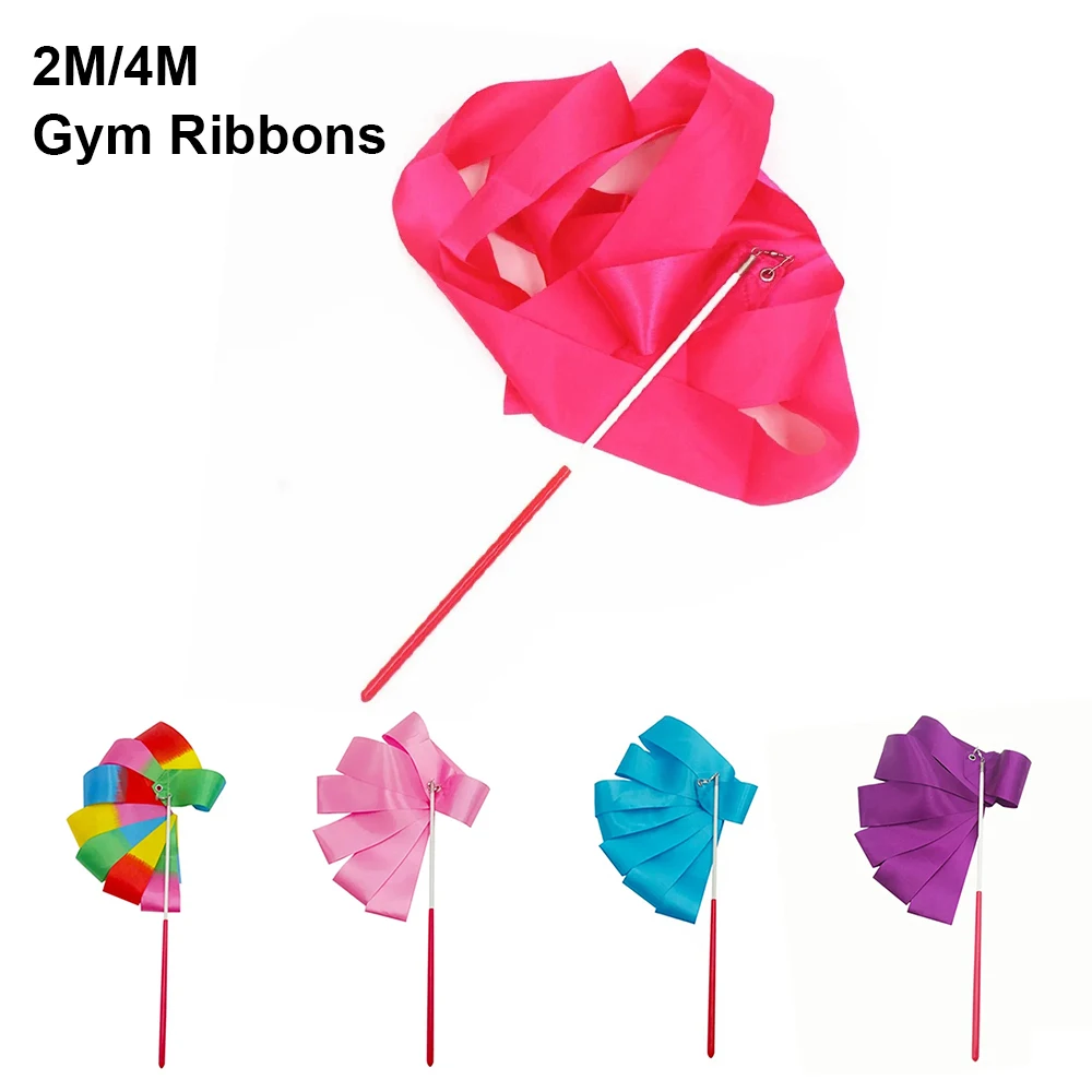 Artistic Gymnastics Ribbon Pro Twirling Colorful Streamer Kids Girls Gym Dance Ballet Performance Prop Ribbon 2M/4M Training
Artistic Gymnastics Ribbon Pro Twirling Colorful Streamer Kids Girls Gym Dance Ballet Performance Prop Ribbon 2M/4M Training