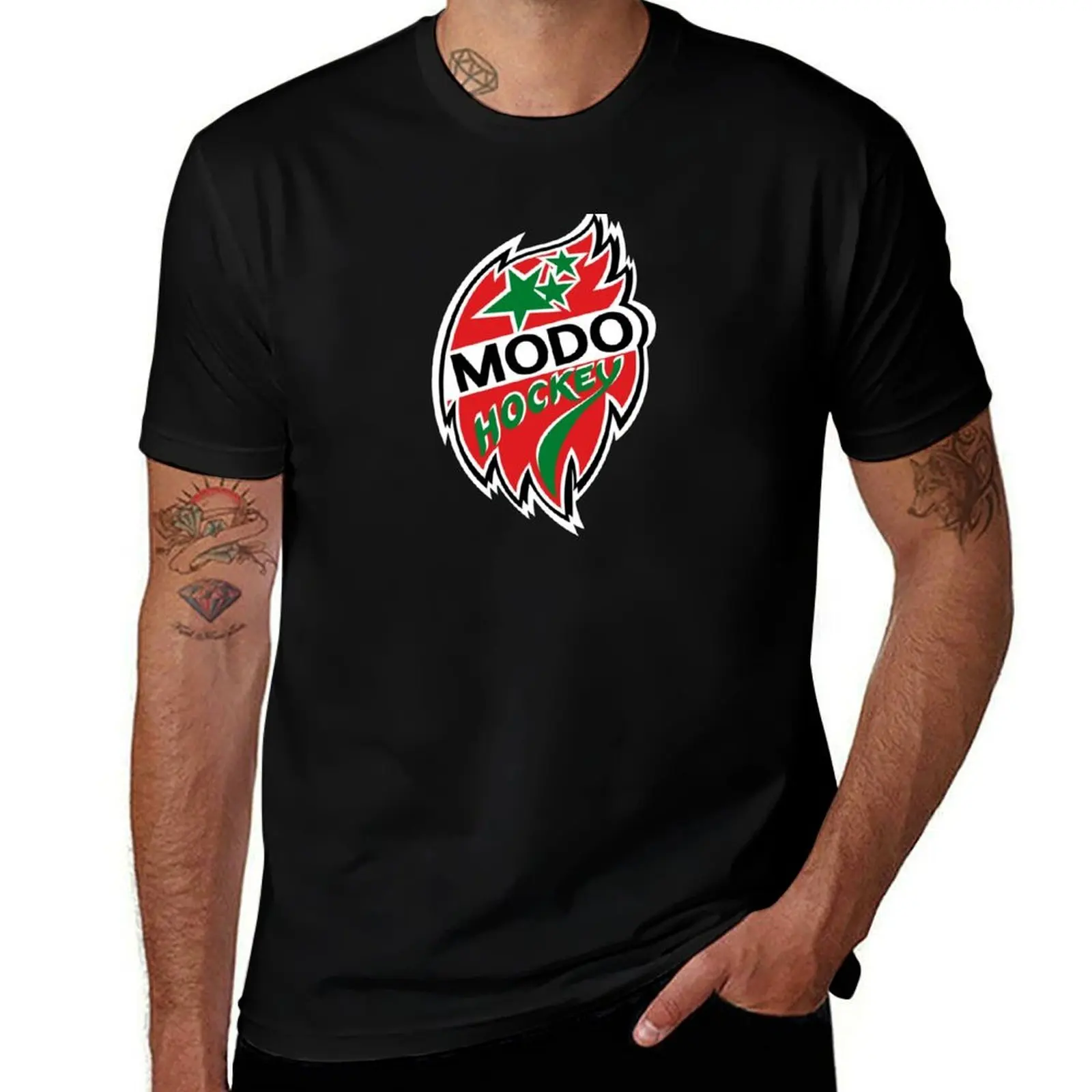 Modo Hockey logo T-Shirt t shirts for man slim fit anime t shirts for man t shirt for man 100 percent cotton T-Shirt
Modo Hockey logo T-Shirt t shirts for man slim fit anime t shirts for man t shirt for man 100 percent cotton T-Shirt