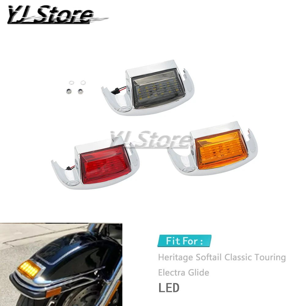 Fit For Harley Heritage Softail Classic Touring Electra Glide Motorcycle Front Rear Fender LED Tip Brake Light Lamp
Fit For Harley Heritage Softail Classic Touring Electra Glide Motorcycle Front Rear Fender LED Tip Brake Light Lamp