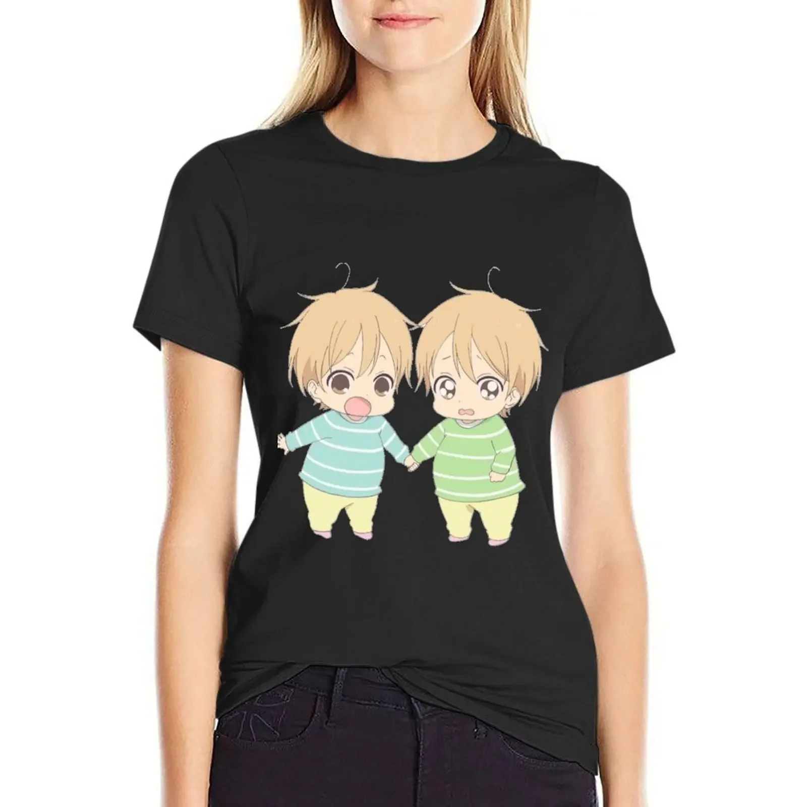 School babysitters -Mamizuka twins T-Shirt shirts graphic tees female animal prinfor western t shirts for Women
School babysitters -Mamizuka twins T-Shirt shirts graphic tees female animal prinfor western t shirts for Women