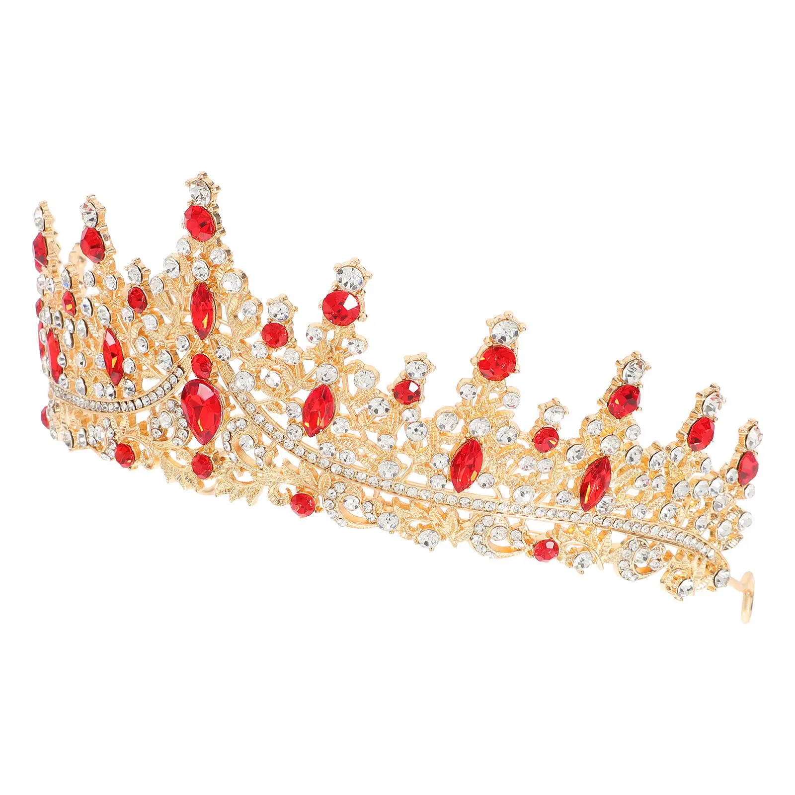 Elegant Baroque Tiara with Sparkling Rhinestones Crown for Bride Prom Queen Birthday Costume Stage Photo Prop Wear
Elegant Baroque Tiara with Sparkling Rhinestones Crown for Bride Prom Queen Birthday Costume Stage Photo Prop Wear