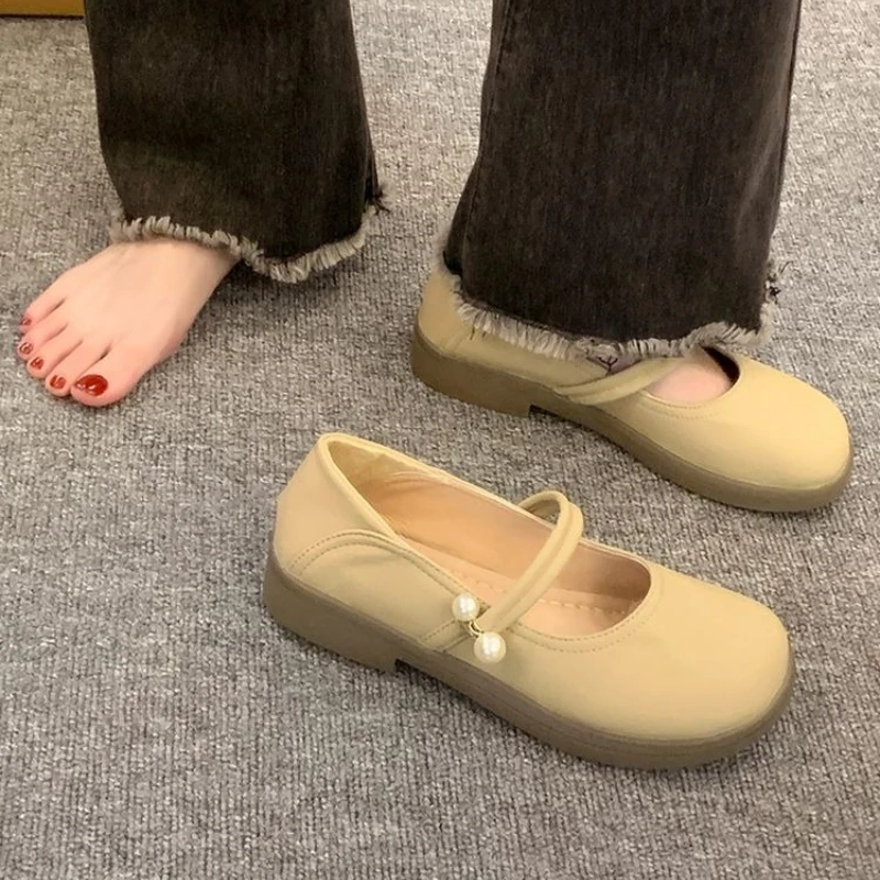 Comfortable and Gentle French Design Women Mary Jane Loafers 2026 New Spring Summer Two Way Wear Flats
Comfortable and Gentle French Design Women Mary Jane Loafers 2026 New Spring Summer Two Way Wear Flats