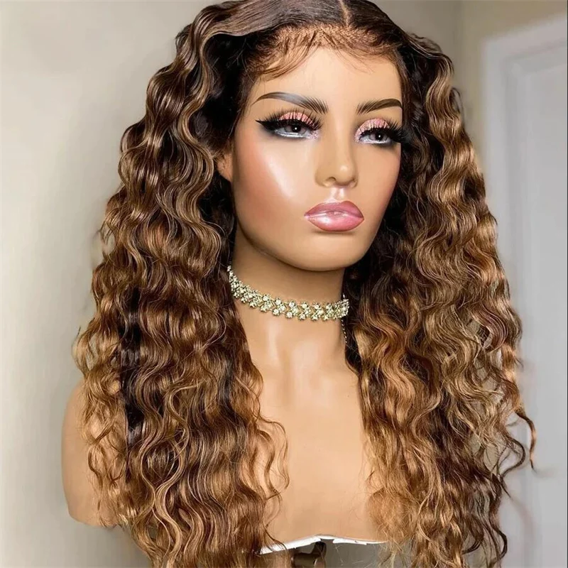 Soft Long 180Density 26Inch Ombre Brown Kinky Curly Deep Lace Front Wig For Women Babyhair Glueless Preplucked Daily
Soft Long 180Density 26Inch Ombre Brown Kinky Curly Deep Lace Front Wig For Women Babyhair Glueless Preplucked Daily