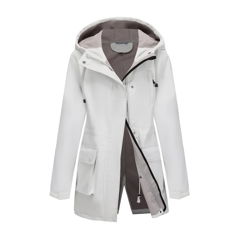ABAH-Women Waterproof Softshell Jackets Warm Fleece Lined Coats With Hood Long Rain Jacket
ABAH-Women Waterproof Softshell Jackets Warm Fleece Lined Coats With Hood Long Rain Jacket