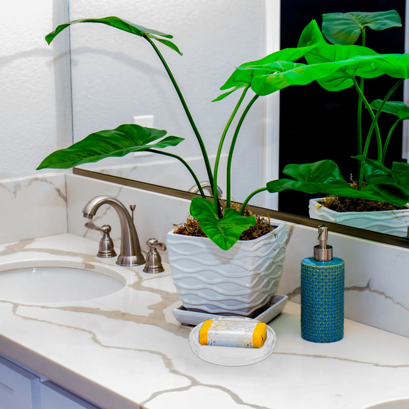 2Pcs Glass Soap Container Bathroom Soap Box Storage Holder for Home Hotel Premium Material Smooth Finish Space Saving
2Pcs Glass Soap Container Bathroom Soap Box Storage Holder for Home Hotel Premium Material Smooth Finish Space Saving