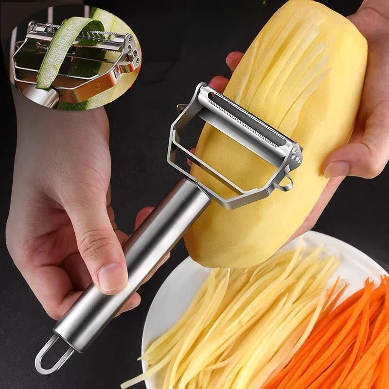 1PC Vegetable Fruit Peeler Multifunctional Melon Peeler Potato Peeler Household Shredder Kitchen Tools
1PC Vegetable Fruit Peeler Multifunctional Melon Peeler Potato Peeler Household Shredder Kitchen Tools