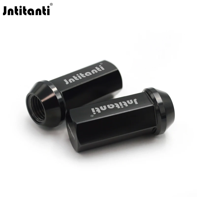 Jntitanti Gr5 titanium wheel lug nut titanium nut screws M14x1.5x50mm cone seat for Tesla Toyota Honda Jeep etc
Jntitanti Gr5 titanium wheel lug nut titanium nut screws M14x1.5x50mm cone seat for Tesla Toyota Honda Jeep etc