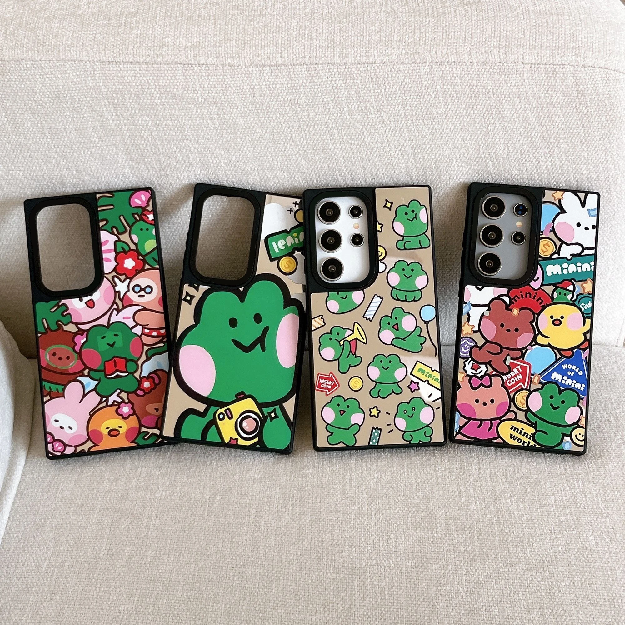 Frog Cartoon Mirror Surface Black Border Case for Samsung Galaxy S25 + Plus S24 S23 Ultra S25U Cover Case
Frog Cartoon Mirror Surface Black Border Case for Samsung Galaxy S25 + Plus S24 S23 Ultra S25U Cover Case