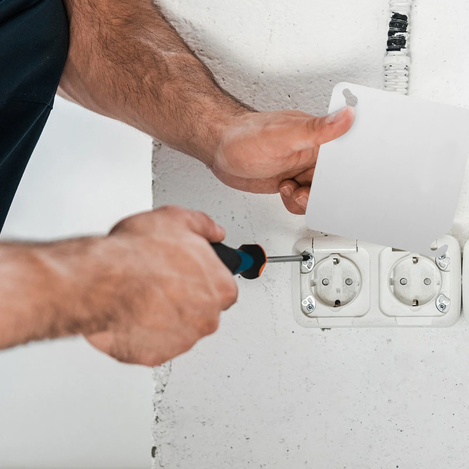 8pcs Metal Electrical Box Cover Plate Blank For Junction Boxes Panels Easy Installation Outlet Covers Wall Plate
8pcs Metal Electrical Box Cover Plate Blank For Junction Boxes Panels Easy Installation Outlet Covers Wall Plate