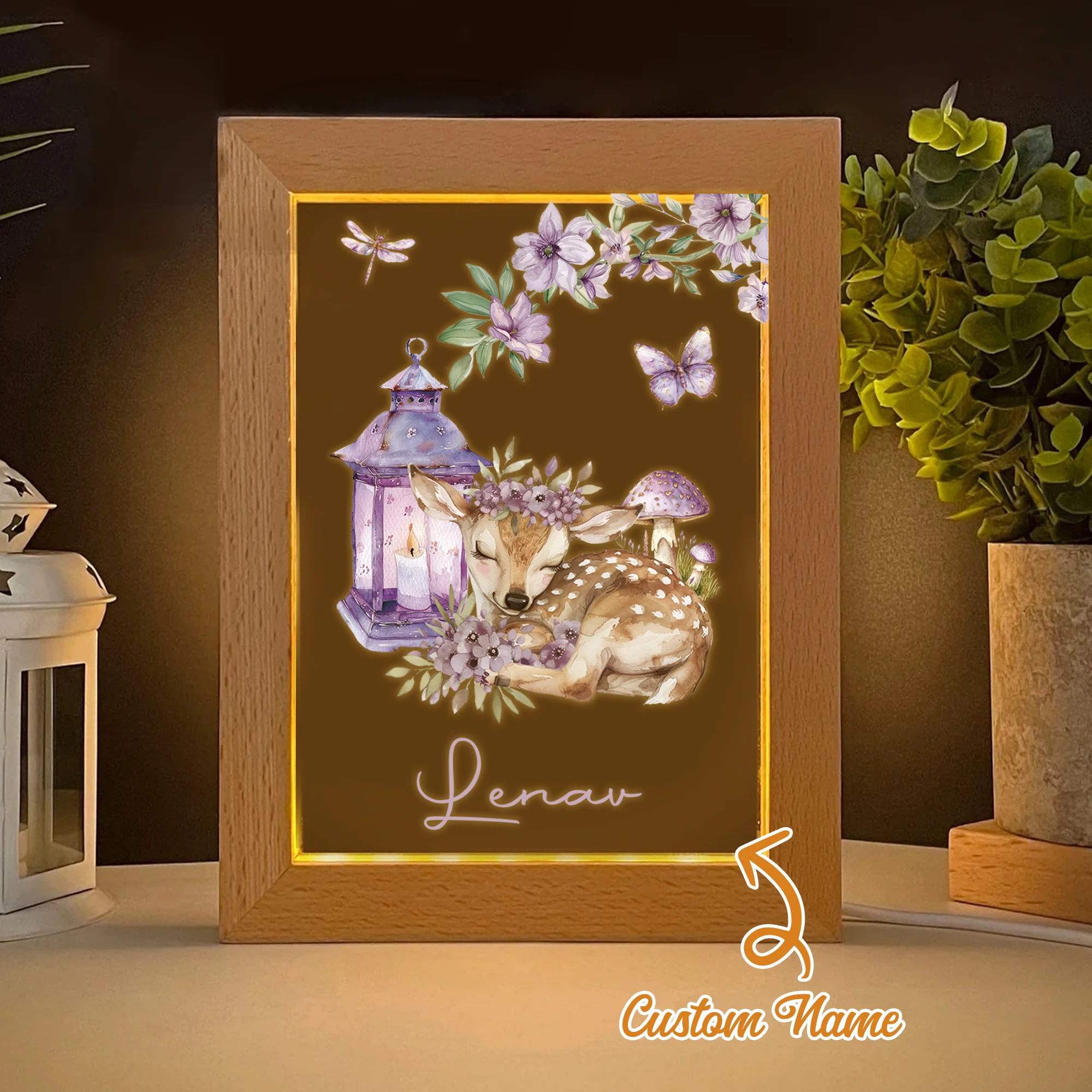 Purple Street Lamps And Deer LED Night View Photo Frame Personalized Gift Family Living Room Bedroom Dining Room Home Decor
Purple Street Lamps And Deer LED Night View Photo Frame Personalized Gift Family Living Room Bedroom Dining Room Home Decor