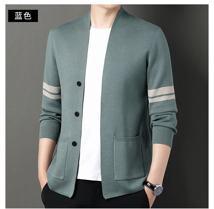 Top Grade New Brand Designer Luxury Fashion Plain Knit Mens Cardigan Sweater Korean Casual Trendy Coats Men Clothing
Top Grade New Brand Designer Luxury Fashion Plain Knit Mens Cardigan Sweater Korean Casual Trendy Coats Men Clothing