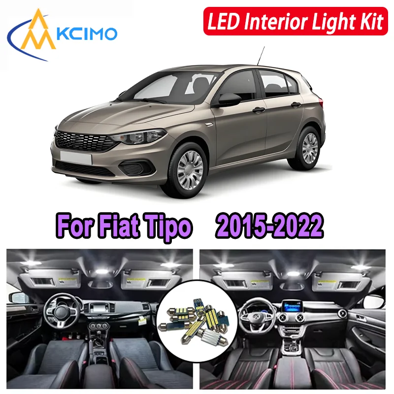 KCIMO For Fiat Tipo (2015-2022) Premium Bright LED Interior Dome Map Trunk Light Kit Car Led Lamps Canbus New Car LED Lights
KCIMO For Fiat Tipo (2015-2022) Premium Bright LED Interior Dome Map Trunk Light Kit Car Led Lamps Canbus New Car LED Lights