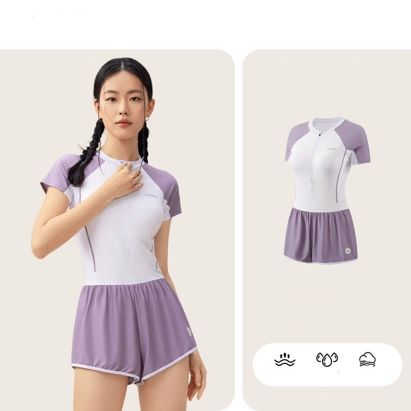 Women One Piece Professional WaterProof Outdoor Athletic Push Up Swim Skirt Cap Female Quick-Dry Sports Bathing SwimWear Glasses
Women One Piece Professional WaterProof Outdoor Athletic Push Up Swim Skirt Cap Female Quick-Dry Sports Bathing SwimWear Glasses