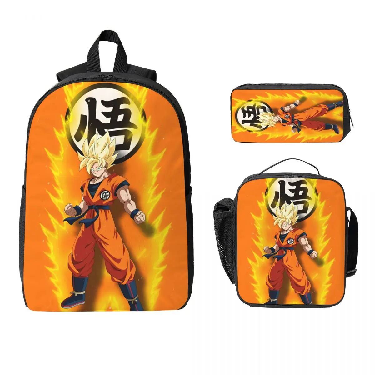 3Pcs DragonBallZ merch Backpack Set for Children Pen Bags Bookbag Sets with Lunch Box For Primary School Students Daypack
3Pcs DragonBallZ merch Backpack Set for Children Pen Bags Bookbag Sets with Lunch Box For Primary School Students Daypack