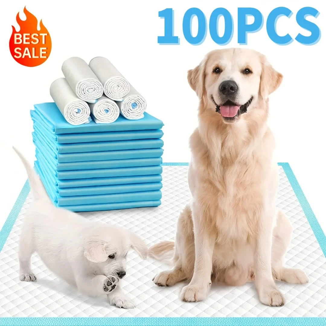 Extra Large Thick Dog Pee Pads-50/100/200 Count Heavy Duty Puppy Training Pads, Super Absorbent Quick Dry Leakproof.
Extra Large Thick Dog Pee Pads-50/100/200 Count Heavy Duty Puppy Training Pads, Super Absorbent Quick Dry Leakproof.