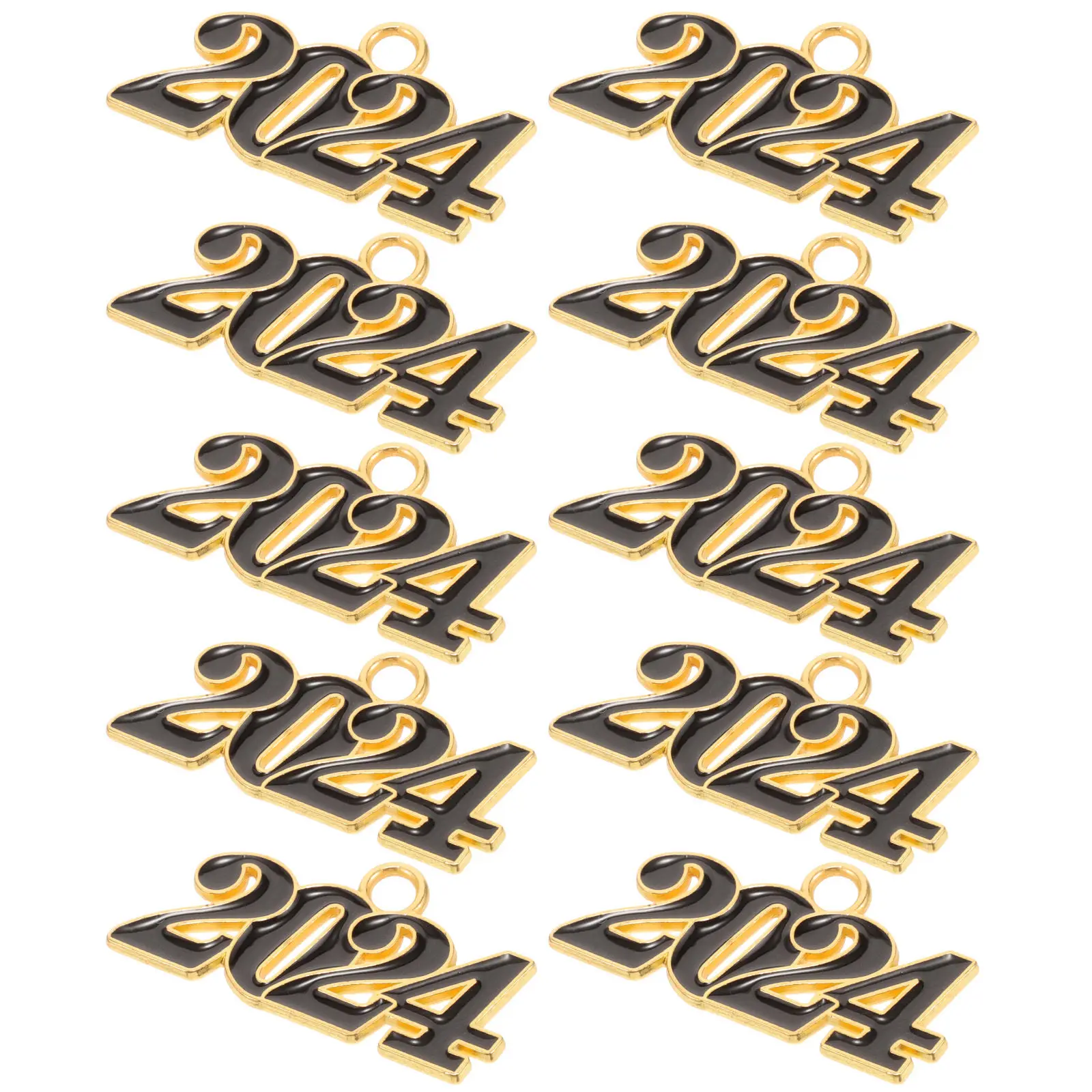 10Pcs 2024 Number Pendants Zinc Alloy DIY Charms for Necklace Bracelet Keychain Sweater Chain Cellphone Decor Graduation Gift
10Pcs 2024 Number Pendants Zinc Alloy DIY Charms for Necklace Bracelet Keychain Sweater Chain Cellphone Decor Graduation Gift