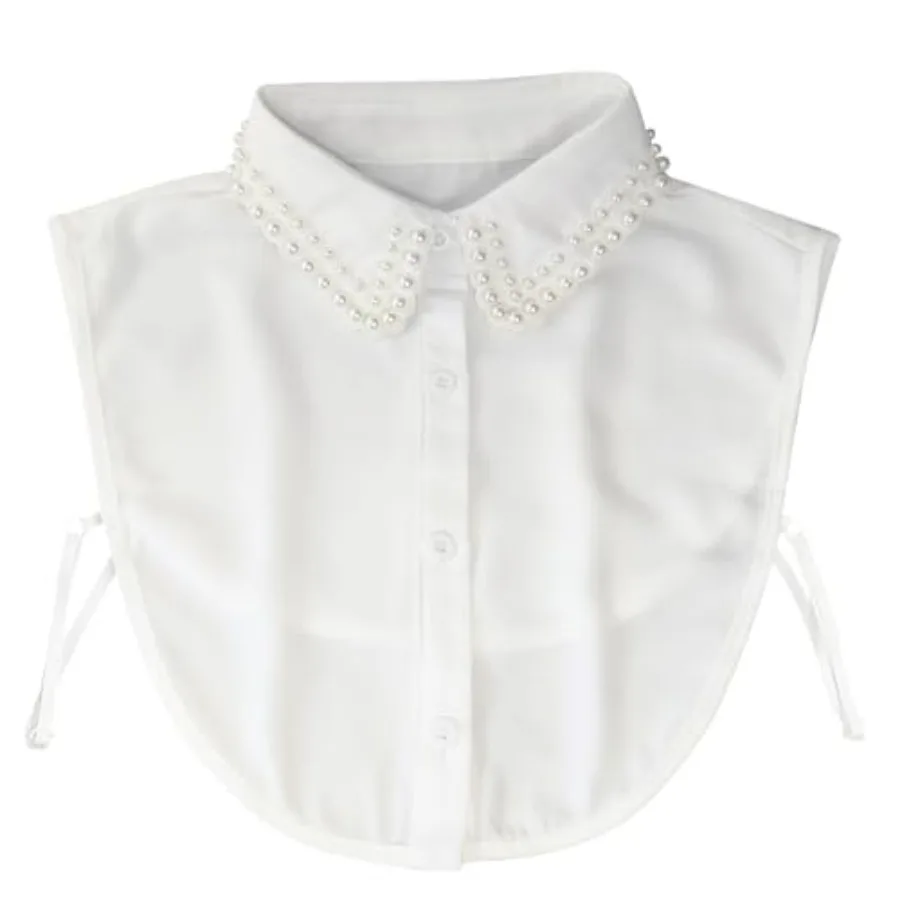 Siwear Pearl Fake Collars Detacable Dickey Collar Blou alf Sirt Crystal Peter Pan F Fal Collar Women Girls
Siwear Pearl Fake Collars Detacable Dickey Collar Blou alf Sirt Crystal Peter Pan F Fal Collar Women Girls