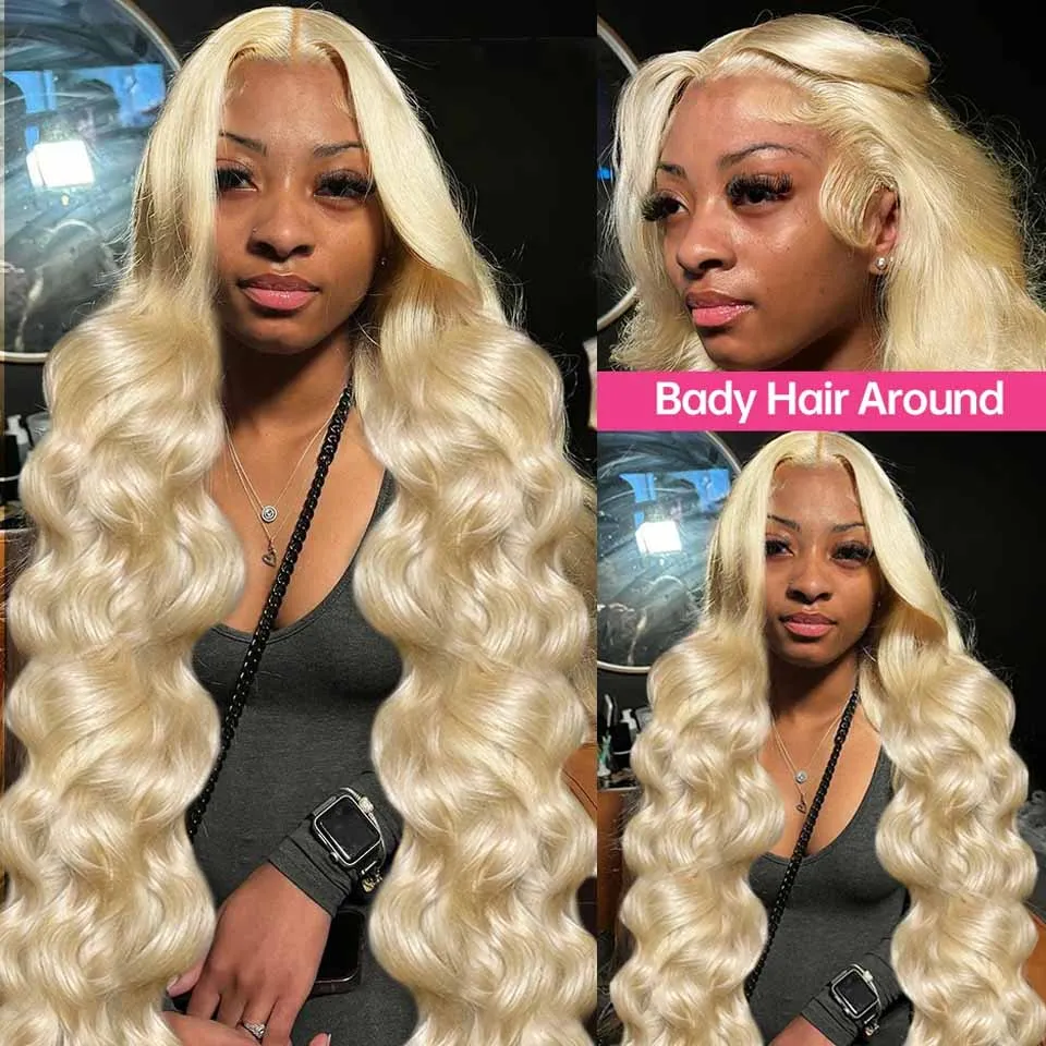 Lumiere Brazilian 13x4 Lace Front Human Hair Wigs 613 Blonde HD Transparent Body Wave 30 Inch 4x4 Lace Frontal Wig For Women
Lumiere Brazilian 13x4 Lace Front Human Hair Wigs 613 Blonde HD Transparent Body Wave 30 Inch 4x4 Lace Frontal Wig For Women