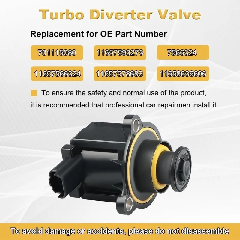 Compatible with MiniCooper S ClubmanRoadster Countryman Paceman Turbocharger Diverter Replacement for 11657593273 11657566324
Compatible with MiniCooper S ClubmanRoadster Countryman Paceman Turbocharger Diverter Replacement for 11657593273 11657566324