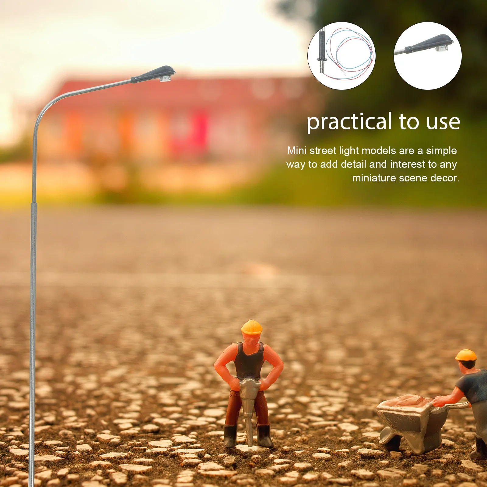 5Pcs Miniature Street Lamp Micro Landscape Sand Table Prop Small House Decorative Lighting Mini Street Light Tiny House Decor
5Pcs Miniature Street Lamp Micro Landscape Sand Table Prop Small House Decorative Lighting Mini Street Light Tiny House Decor