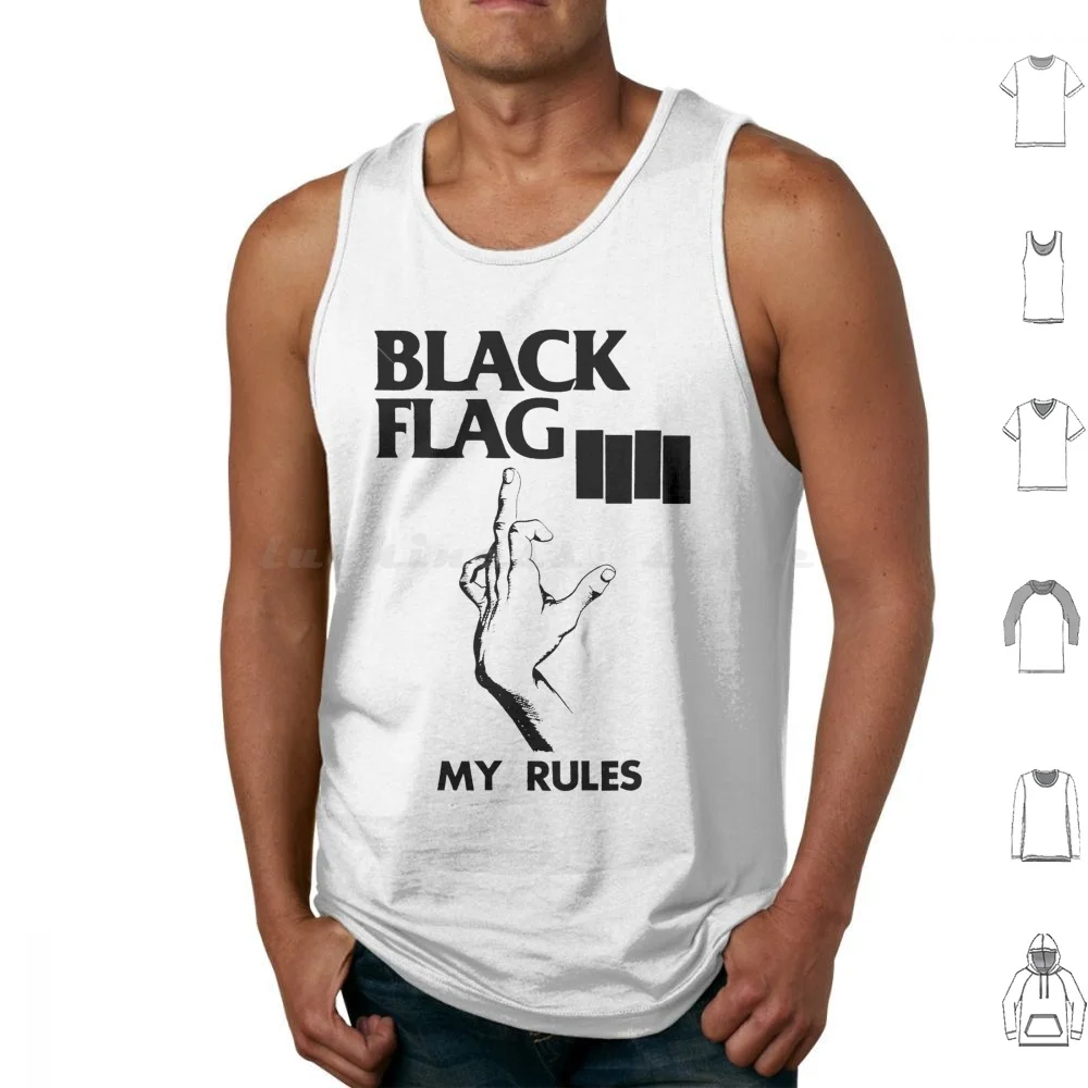 My Rules Tank Tops Vest Sleeveless Black Flag Hardcore Punk Rollins Ginn Sst N Roll Music 80s
My Rules Tank Tops Vest Sleeveless Black Flag Hardcore Punk Rollins Ginn Sst N Roll Music 80s