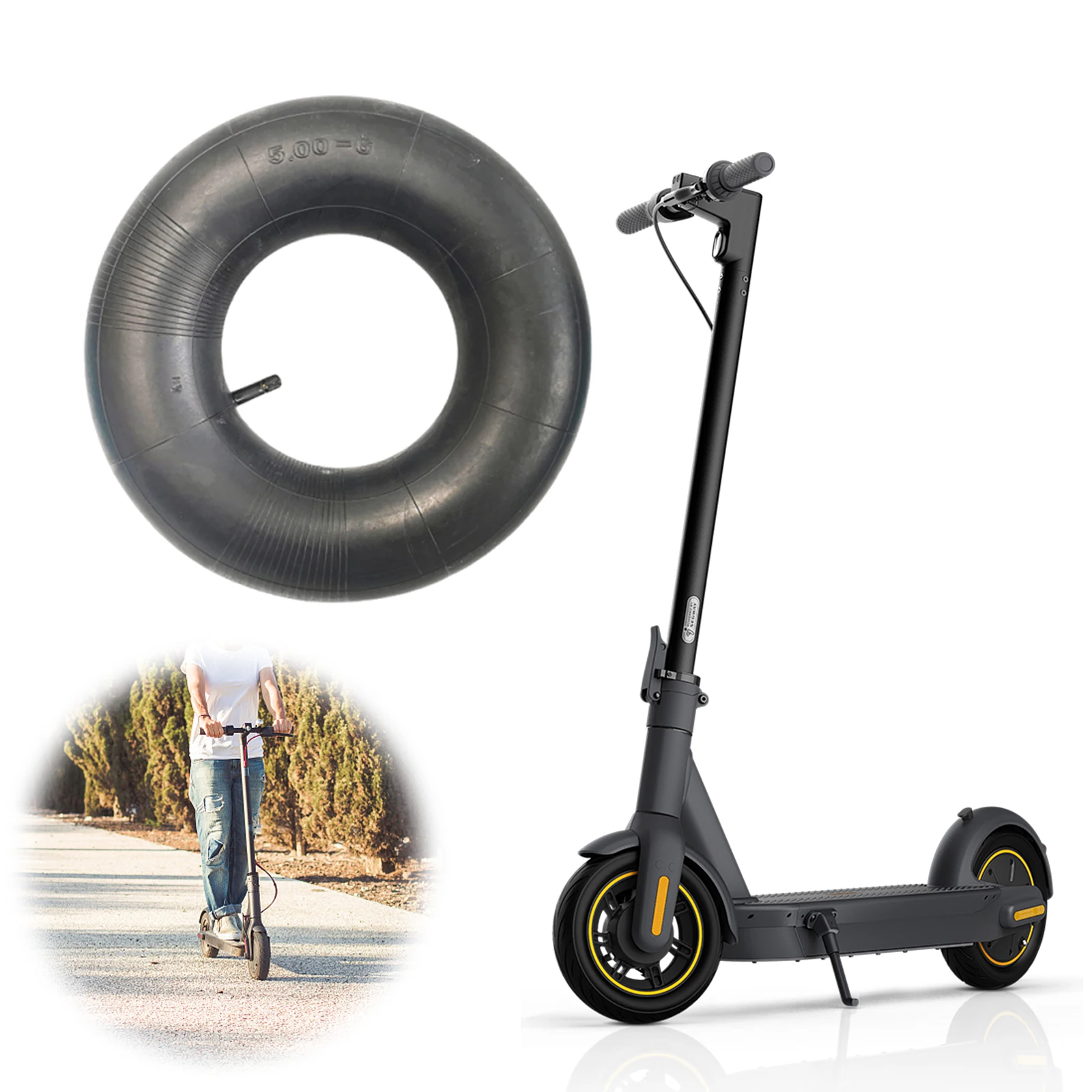 13x5.00-6 Electric Scooter Inner Tube Leak-Proof Universal Replacement Inner Tube for 13x5.00-6 Wheels E-Bike ATV Lawn Mower
13x5.00-6 Electric Scooter Inner Tube Leak-Proof Universal Replacement Inner Tube for 13x5.00-6 Wheels E-Bike ATV Lawn Mower