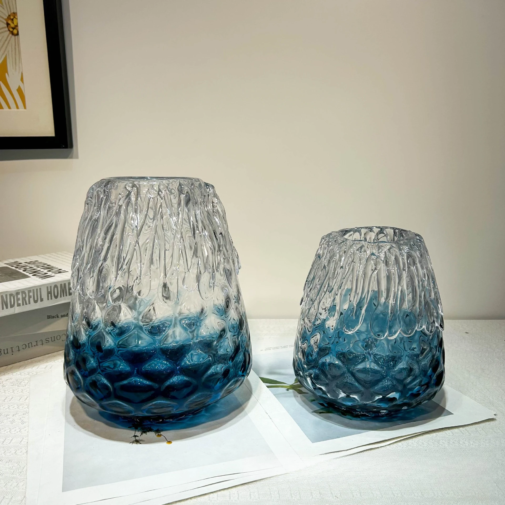 handmade pineapple pattern lake water blue glazed vase living room model room soft decoration advanced sense home ornament
handmade pineapple pattern lake water blue glazed vase living room model room soft decoration advanced sense home ornament
