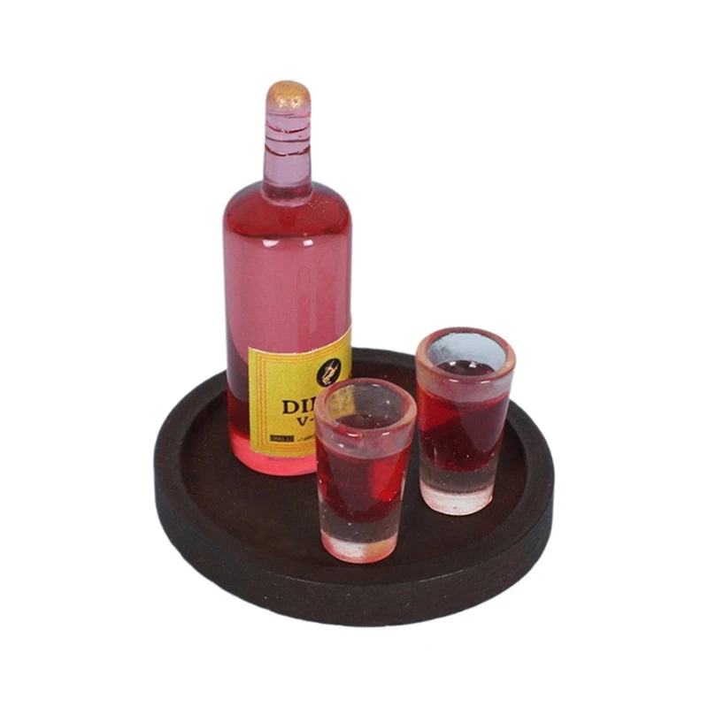 1Set Simulation Drink Model Toy Mini Decoration Dollhouse Accessorie 1/12 Doll House Miniature Resin Vodka Bottle Wine Glass
1Set Simulation Drink Model Toy Mini Decoration Dollhouse Accessorie 1/12 Doll House Miniature Resin Vodka Bottle Wine Glass