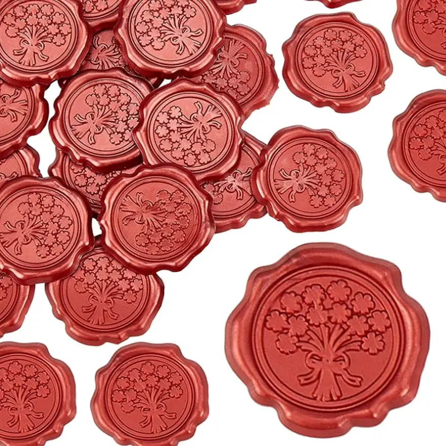 Adhesive Wax Seal Stickers 25PCS Flower Self- Adhesive Wax Seals Decorative Stamp Stickers Envelope Stickers Red for Decor
Adhesive Wax Seal Stickers 25PCS Flower Self- Adhesive Wax Seals Decorative Stamp Stickers Envelope Stickers Red for Decor
