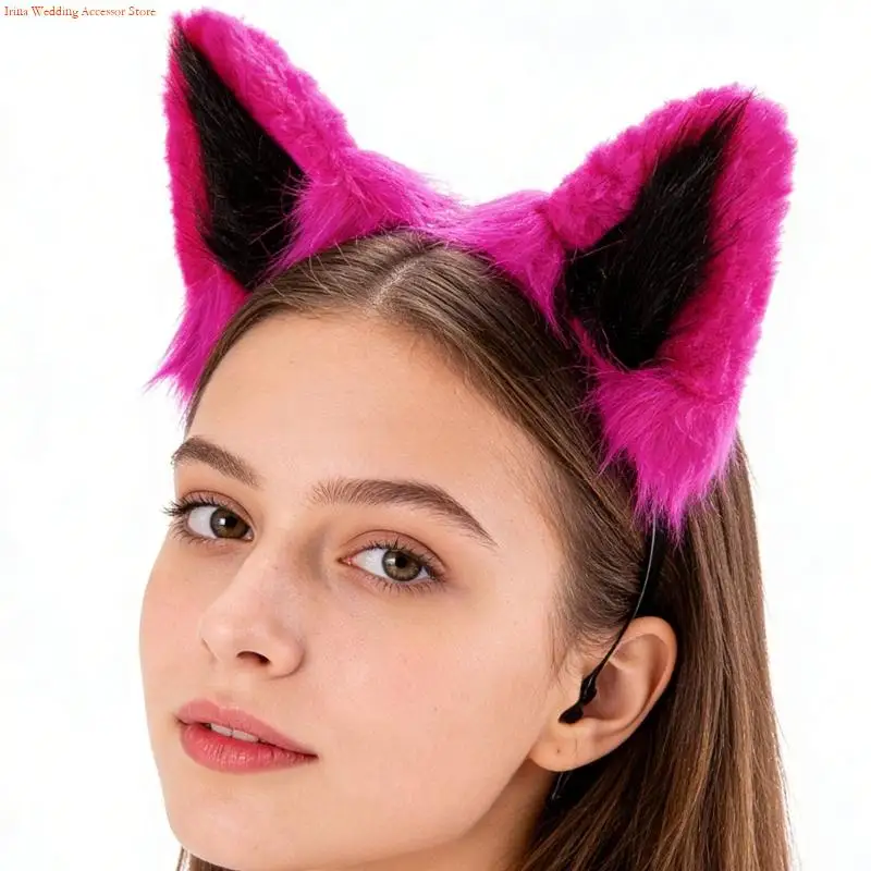 G92D Wolf Ears Hairband Furry Headbands With Realistic Design For Creative Photoshoots
G92D Wolf Ears Hairband Furry Headbands With Realistic Design For Creative Photoshoots